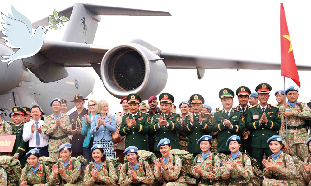 Nearly 250 officers, soldiers depart for UN peacekeeping mission